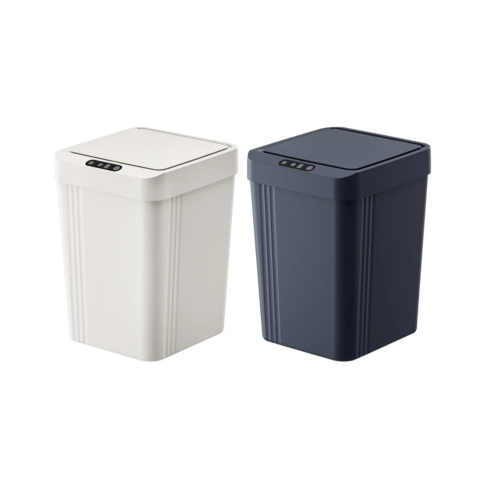 Motion Sensor Trash Can Modern 13L with Lid Sealed Intelligent Garbage Bin for Living Room Bathroom Laundry Room RV Dorm Room