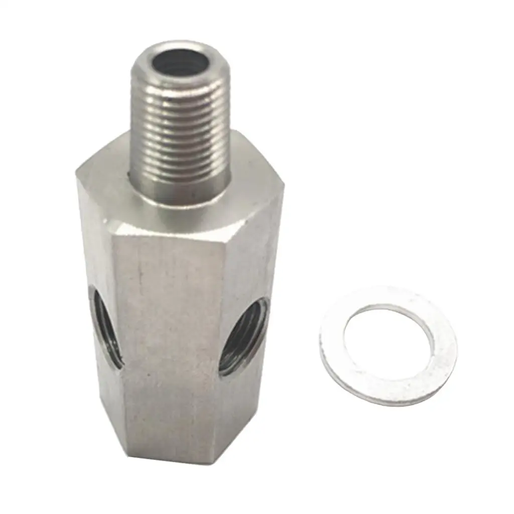 2 Pieces Oil Pressure Sensor 1/8 `` NPT T Piece To NPT Adapter Supply