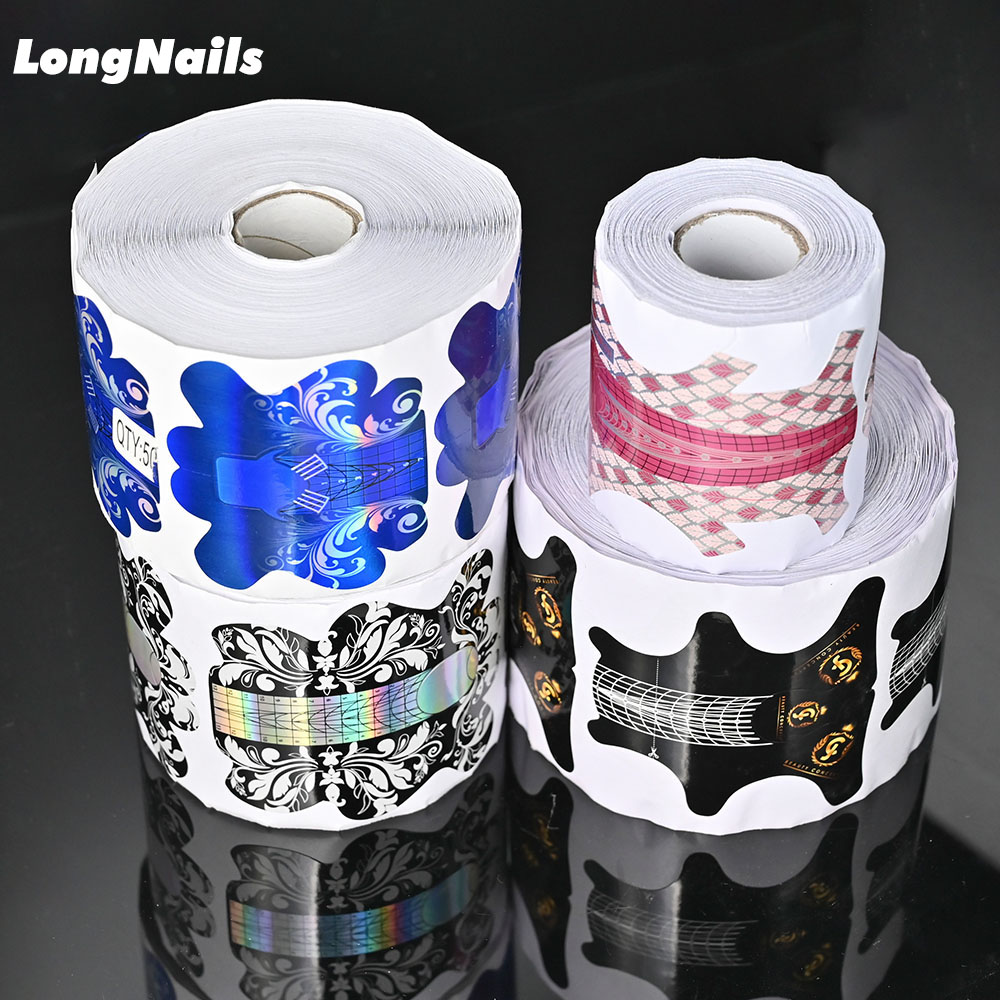 Best of 100Pcs Acrylic Nail Art Tips Forms Nail Extension Guide Tape Professional UV Gel Nail French Sticker Manicure Tools Guide Mold # Reviews & Tips