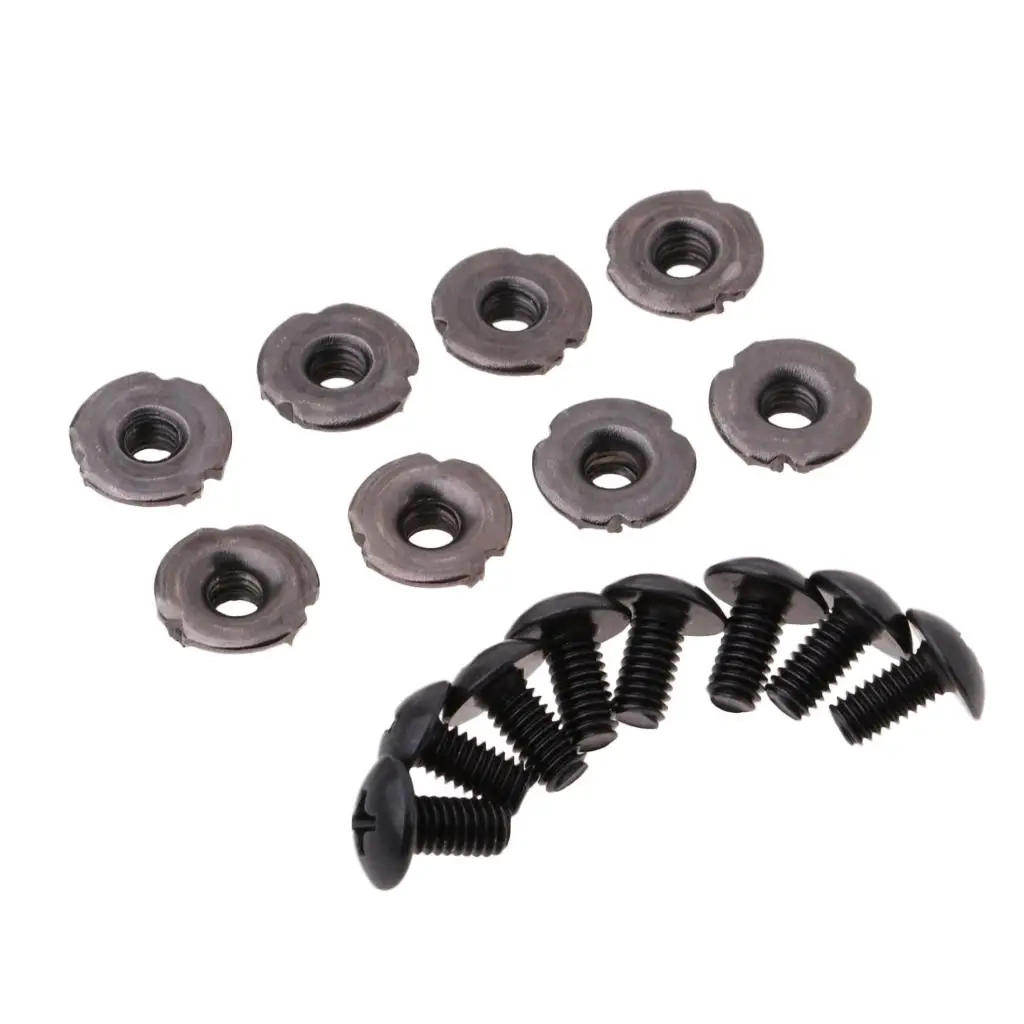 8 Pairs Roller Skates Buckle Replacement Inline Skates Screws Nut Bolts Tool