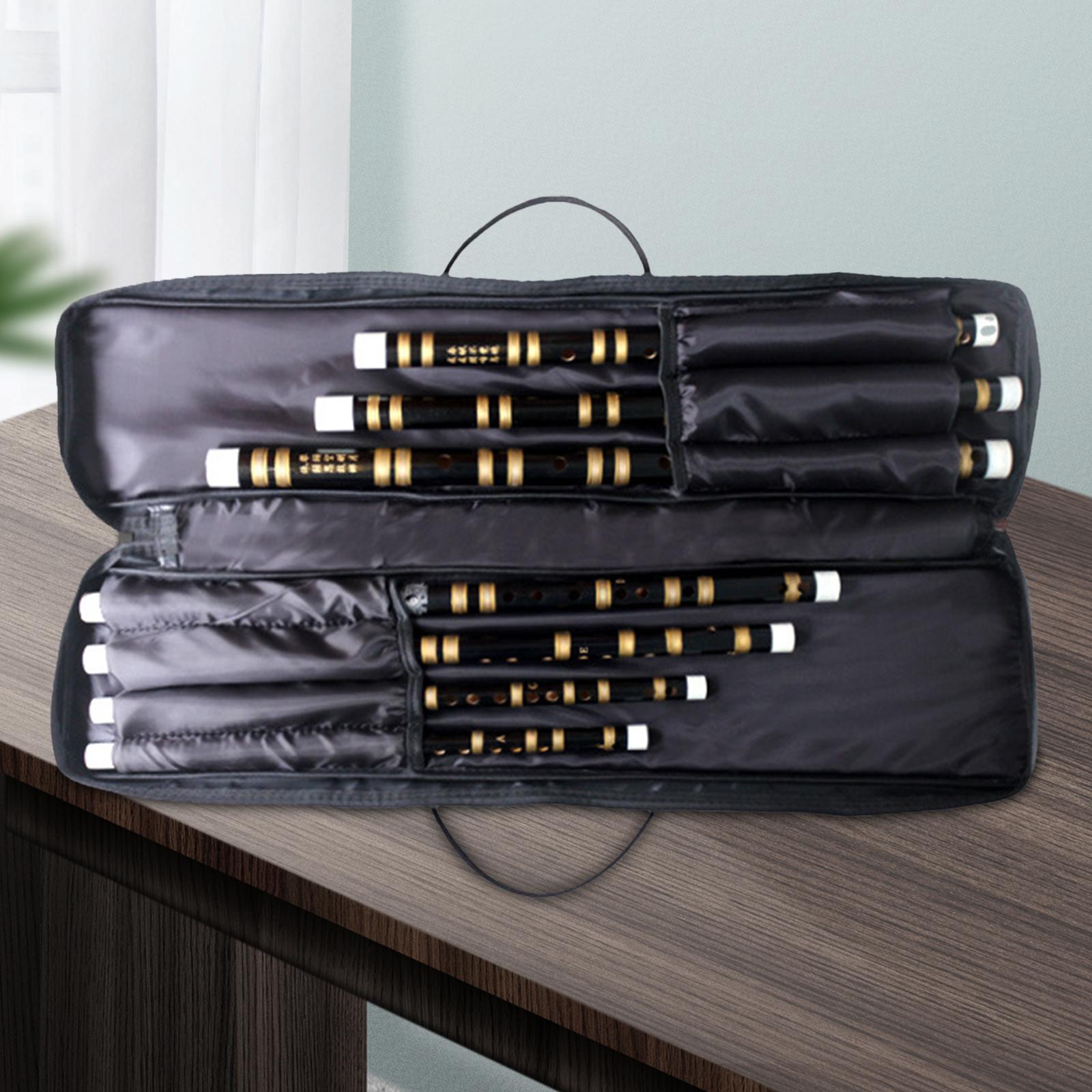 Flute Handbag with Adjustable Strap Thickened Padded Gig Bag Lightweight Flute Accessories Soft Flute Gig Bag Carrying Case Bag