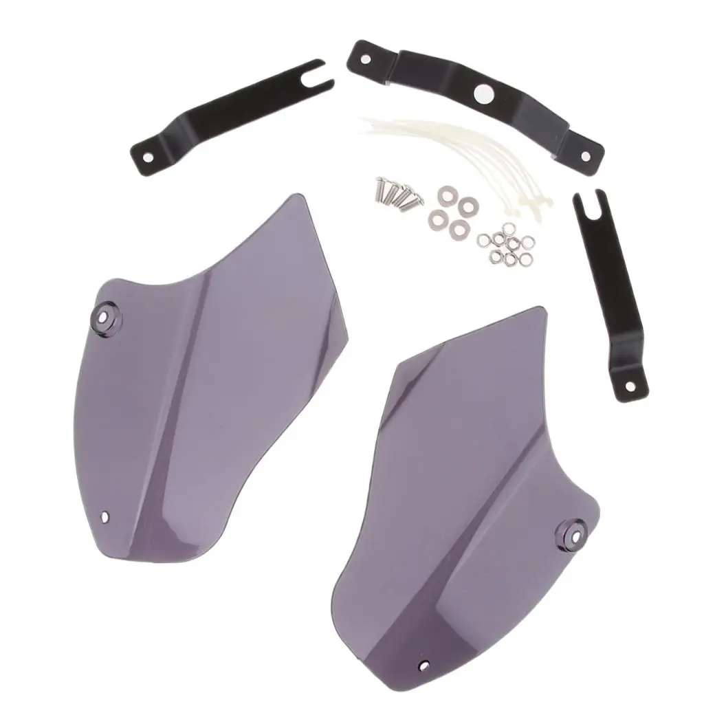 1 Pair ABS Motorcycle Air Deflector Heat for Motorcycle Simple Installation
