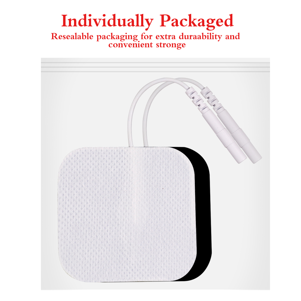 50/100Pcs TENS Pads EMS Electrode Patch Nerve Muscle Stimulator Silicone Gel Tens Electrodes Digital Acupuncture Pad Accessories