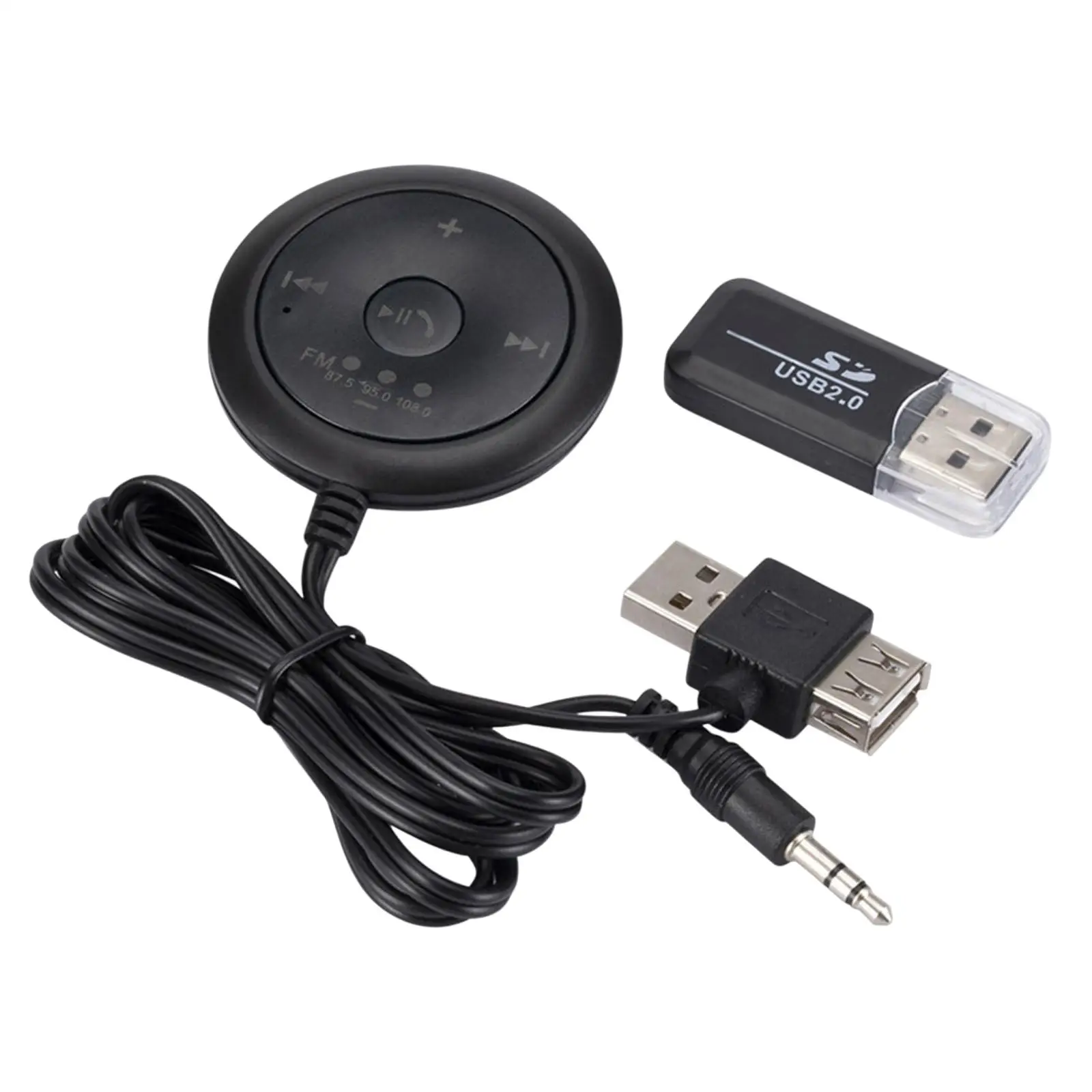 Universal Wireless Car MP3 Player Bluetooth Audio ABS Set Upgraded Kit Transmitter Receiver Adapter for Car Stereo FM Radio PC