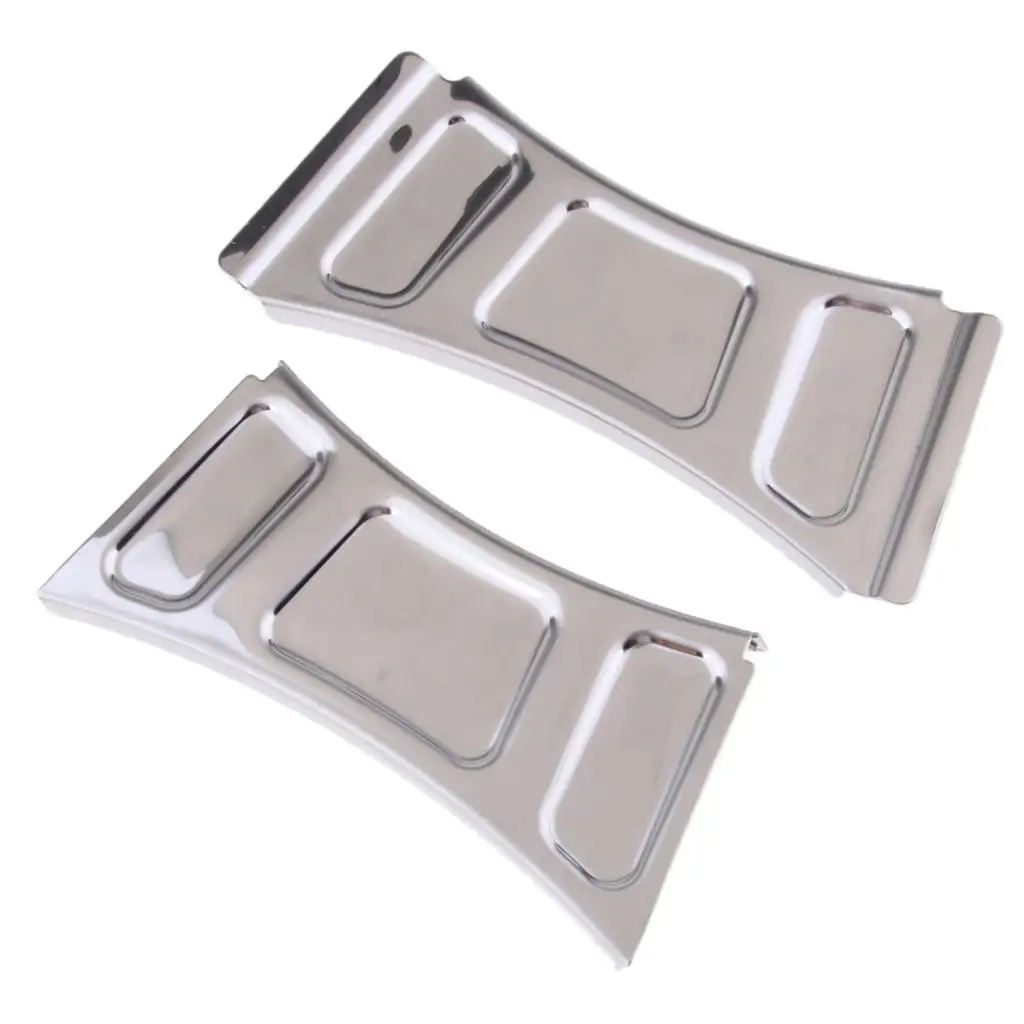 Pair of  Metal Motorcycle Down Tube  Brace Covers for Touring