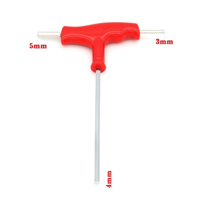Mechanische Werkstatt Werkzeuge Schraubendreher Allen Wrench Spanner 3mm-4mm-5mm Integrierte Hand Werkzeuge – Detail 4