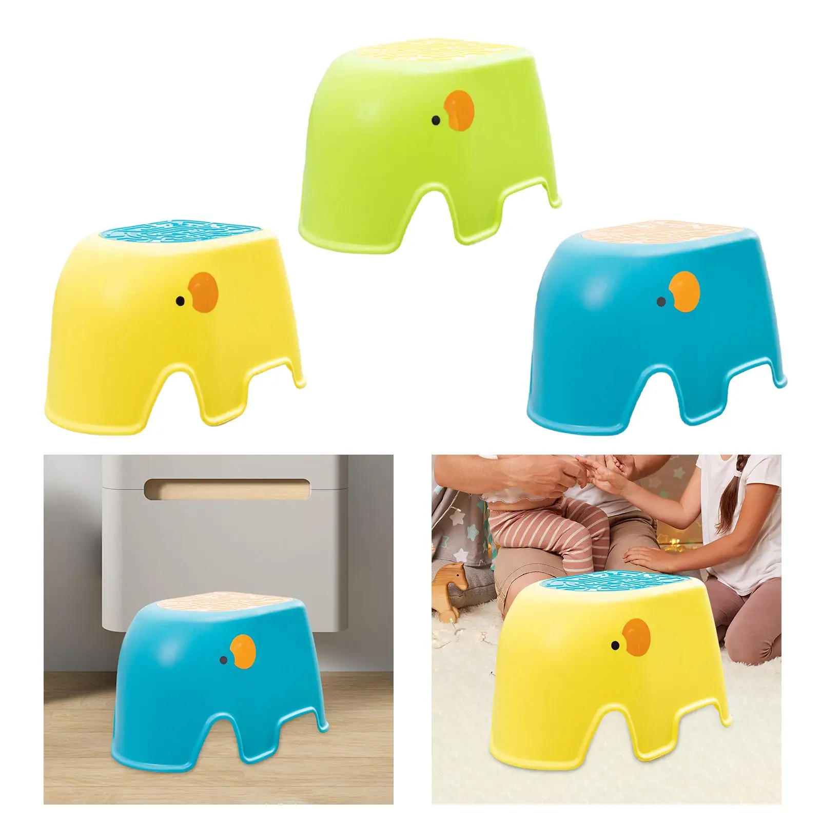Step Stool for Kids Wide Step Sturdy Stable Poop Stools Bathroom Step Stool for Bathroom Toilet Potty Training Kitchen Bedroom