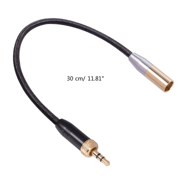 10 para Mini XLR 3 Pin Audio-kabel-anschluss Stecker & Female Jack 3  Position Rundsteckverbinder Kabelklemme - AliExpress