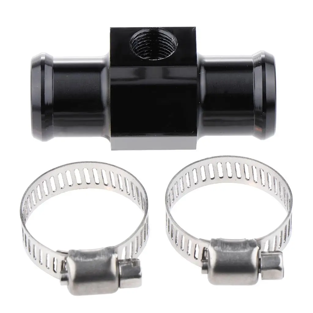 Universal Motorcycle Water Temp Joint Pipe Sensor Hose Adapter with Clamps