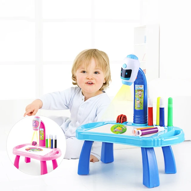 1pc Plastic Learning Toy, Modern Projector Painting Toy For Kids