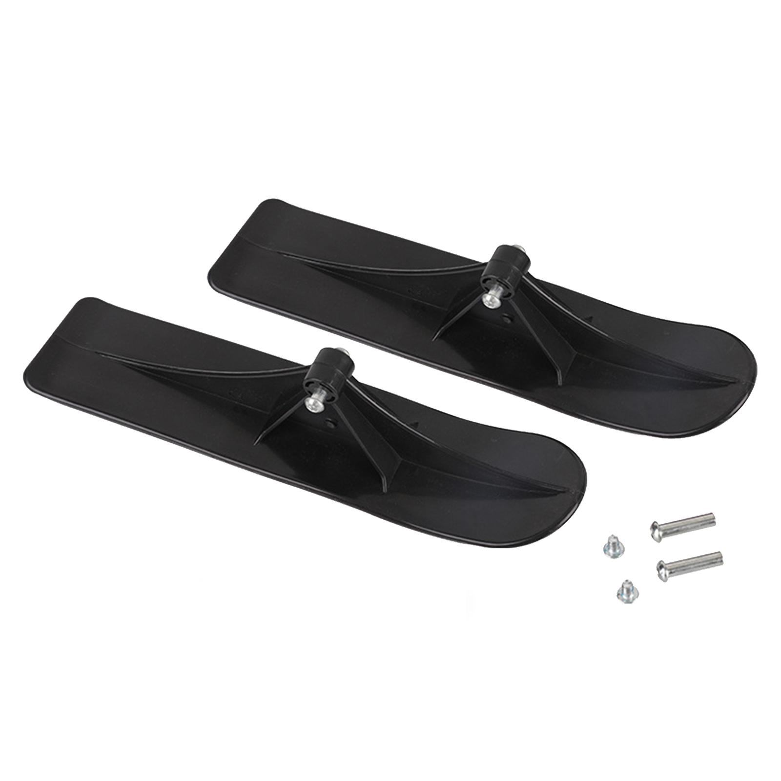 Snow Scooter Ski Sled Flat Bottom with Screw Easy to Install Multifunctional Ski Board for Downhill Sleds Kids Novices Children