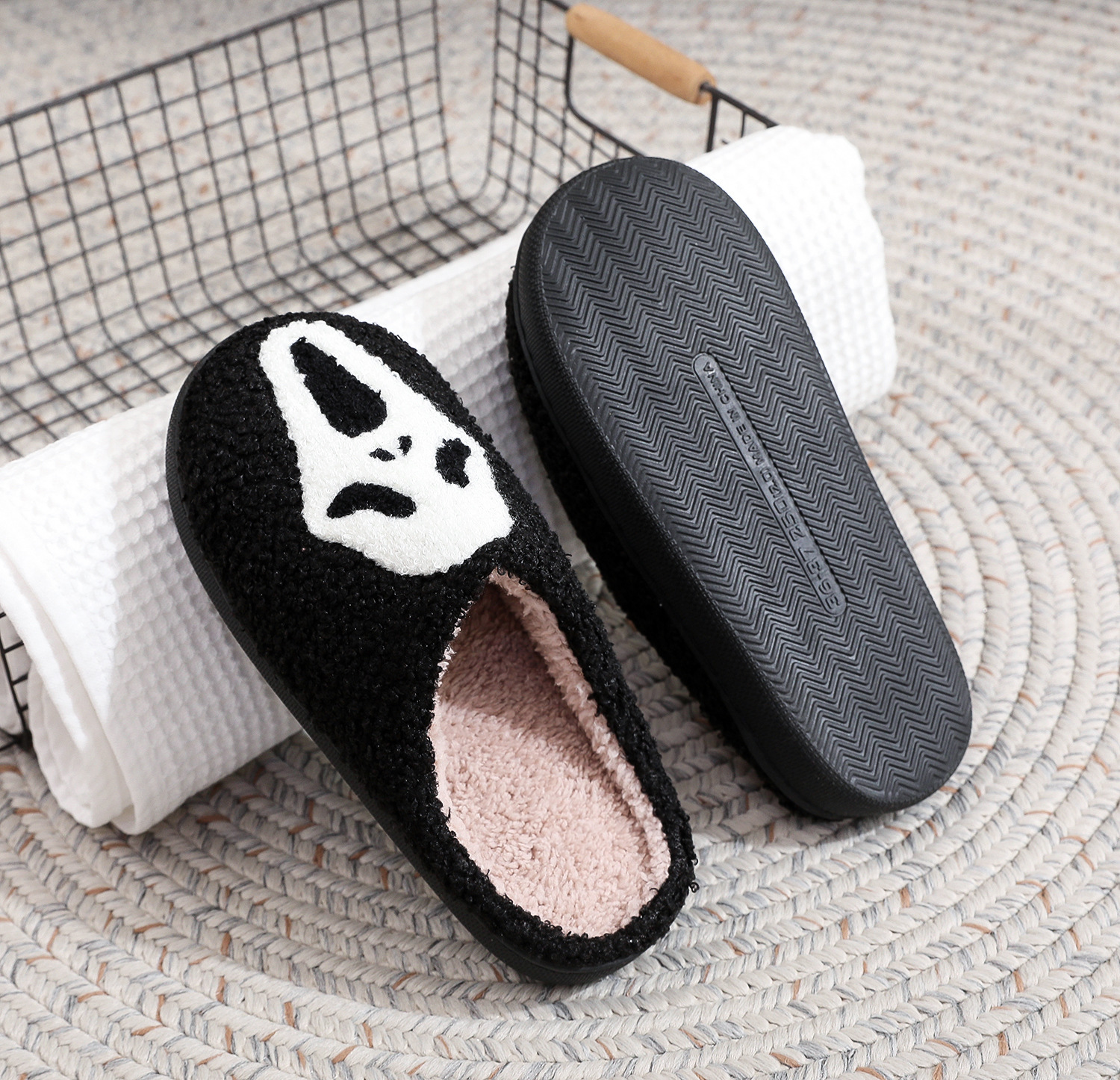 Title 5, Cotton Slippers for Men and Women At Home in Wi...