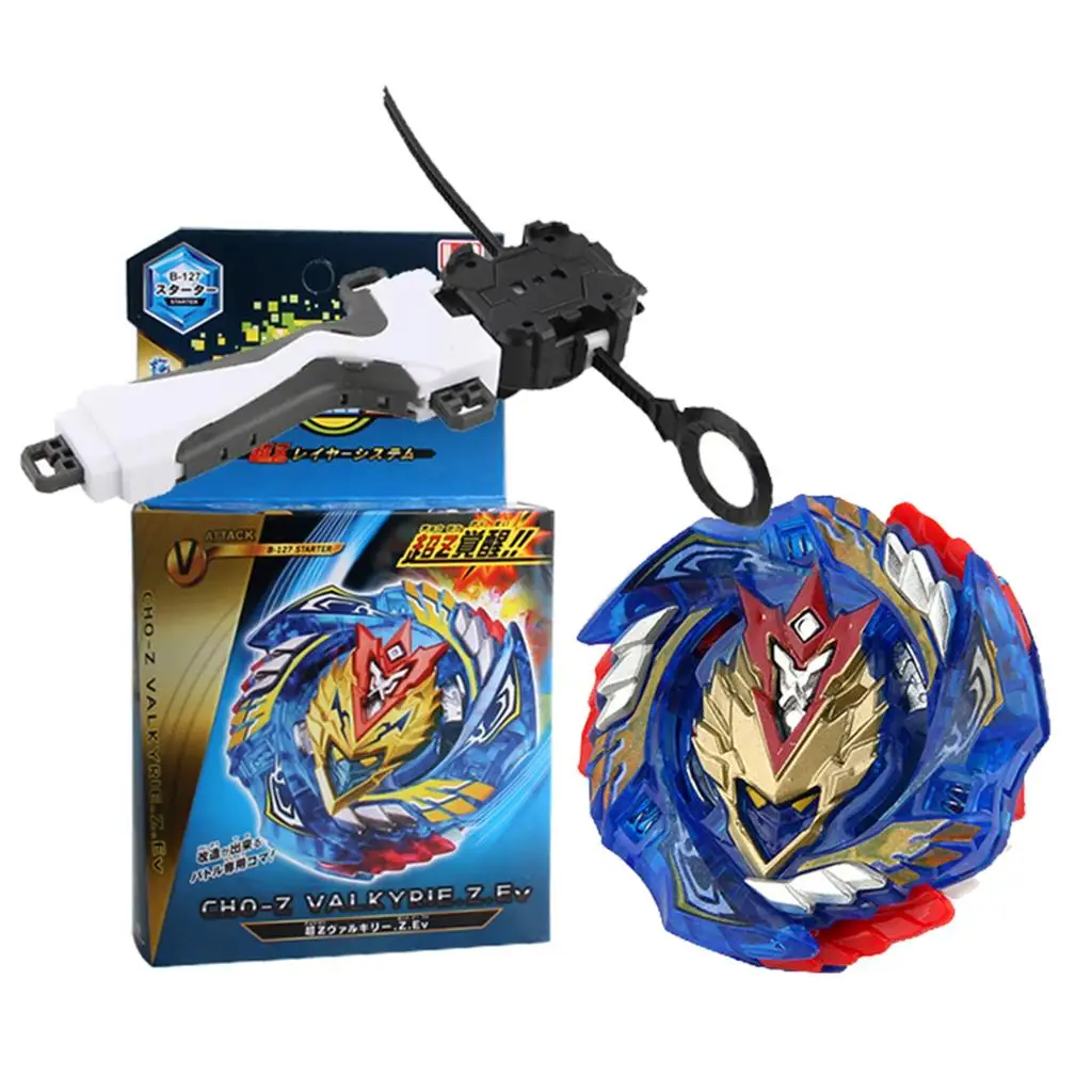 B-127 Spinning Top Toys High Performance Metal Fusion 4D with Launcher Starter Grip