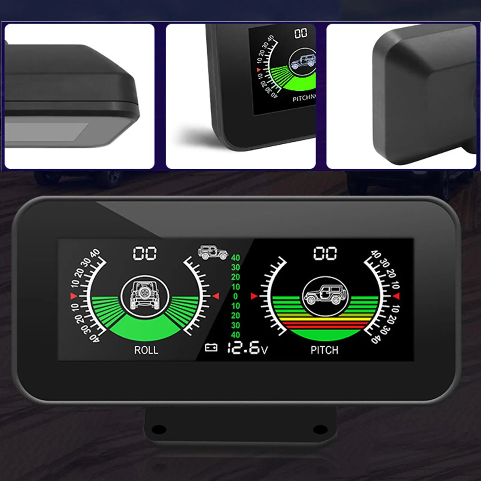 Automotive Slope Meter Digital GPS Speedometer Automotive Inclinometer HUD Digital Inclinometer for RV Truck Accessories