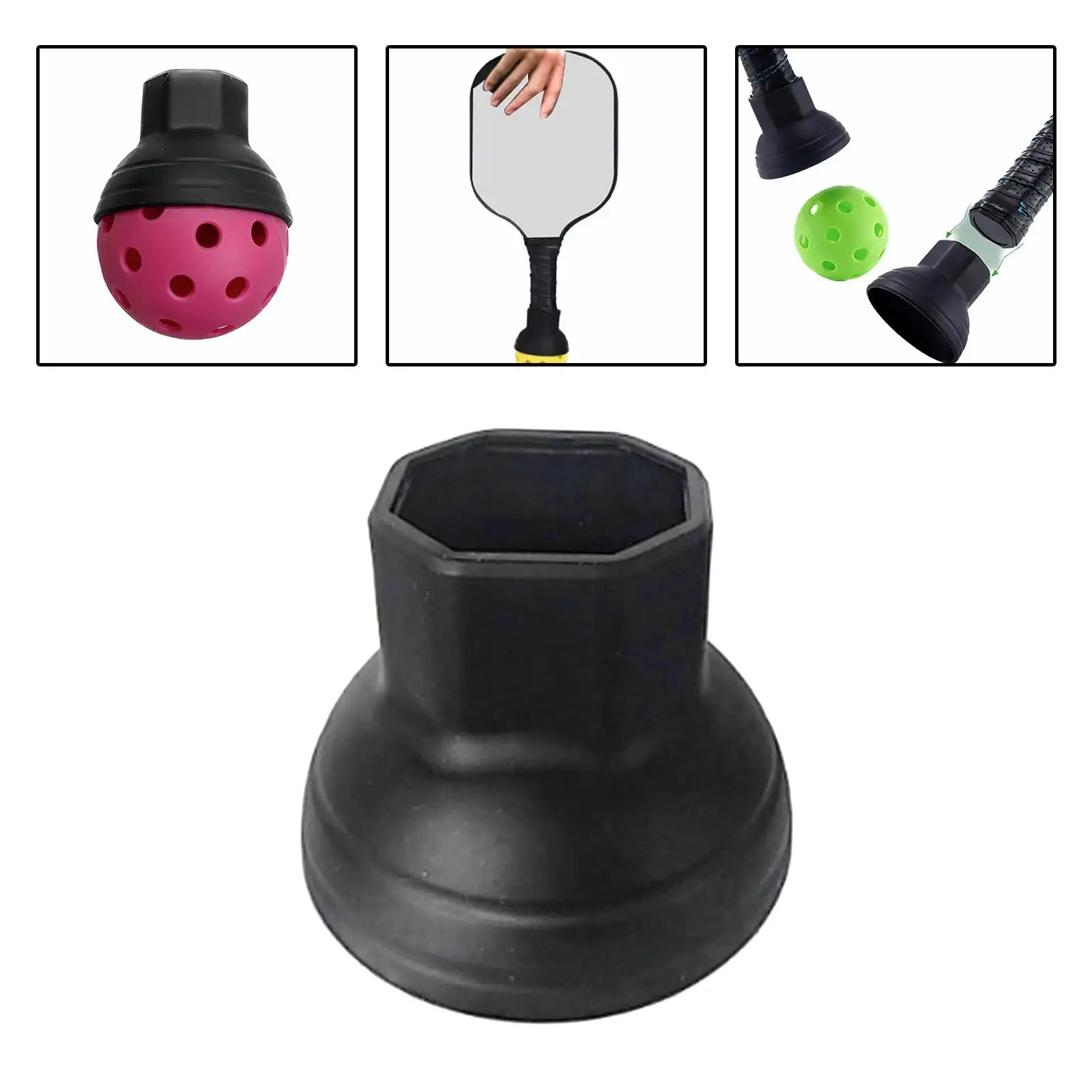 2x Pickleball Picker Picker Suction Cup without Bending over Pickup Tool Pickleball Ball Retriever for Putter Grip Training