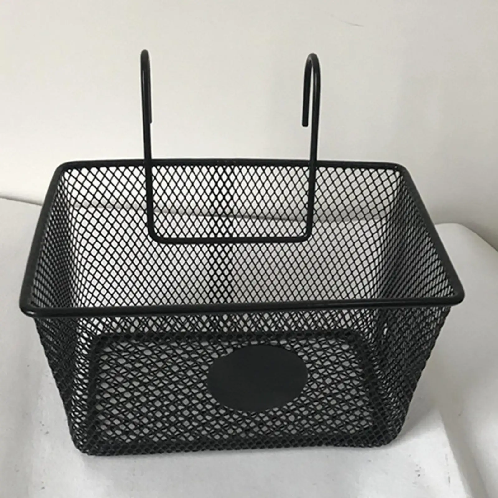 Wire Bike Basket Hanging Retro Style Handlebar Detachable Carry Shopper Large Storage Case Front for Men Outdoor Women