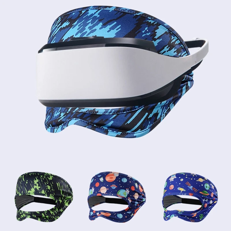 594F Breathable Eye Mask VR Sweat Band VR Eye Mask Compatible withOculus Quest 2/Quest 2 HTC Vive Cover Exquisite Appearance