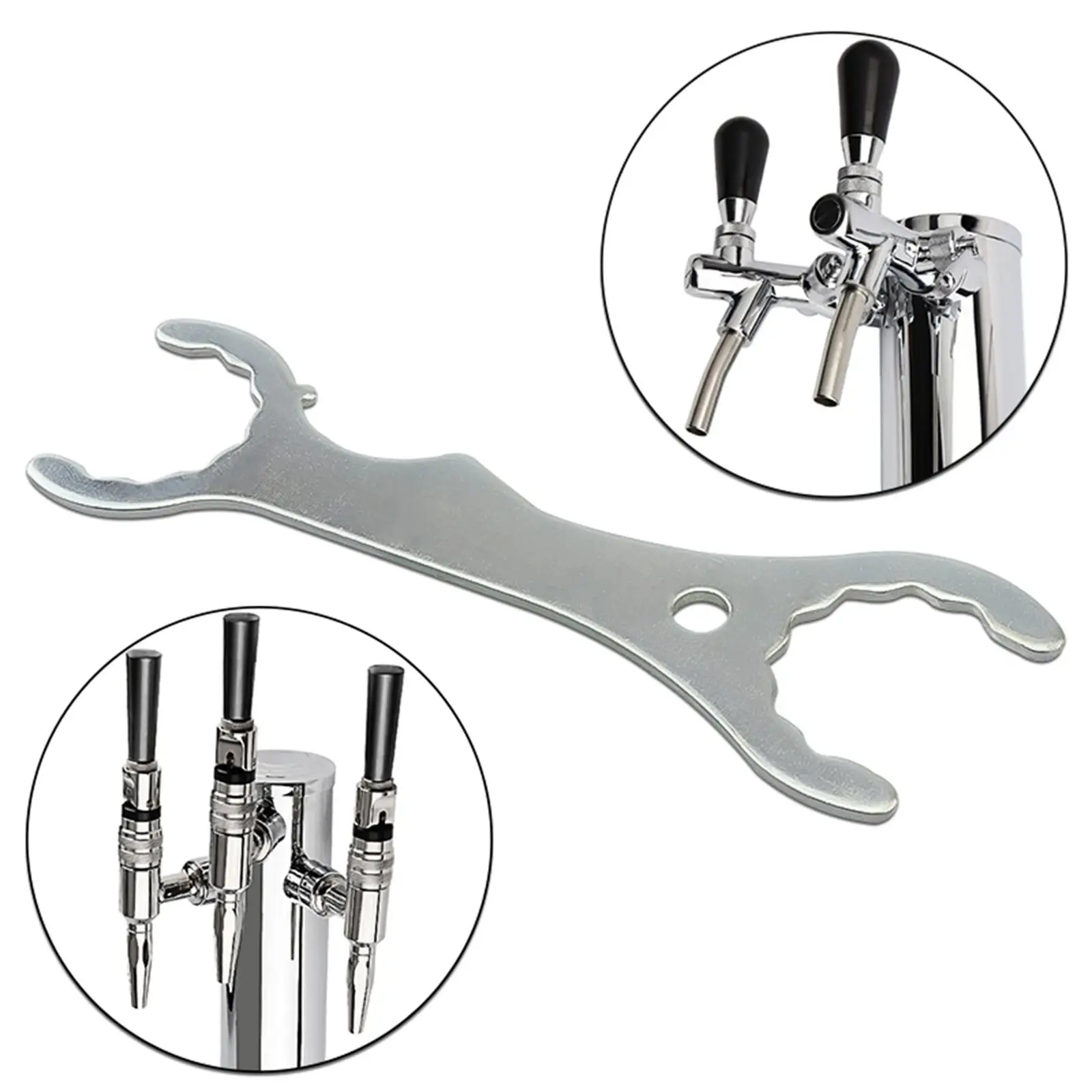 Beer Faucet Wrench Portable Beer Repair Tools Tower Coupler Tools Shank