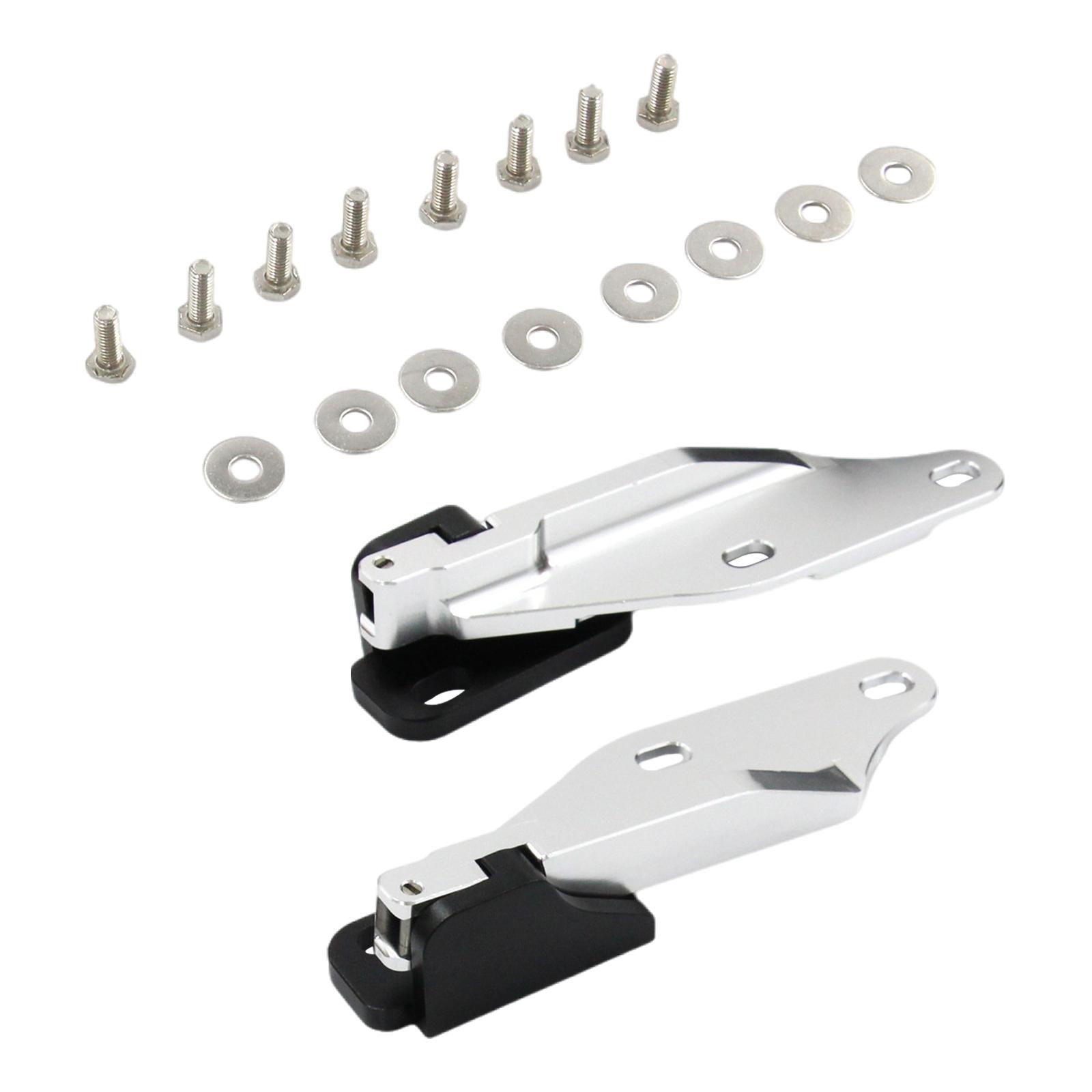 2x Quick Release Hood Hinge Bonnet Latch Vehicle with Screws Gaskets Accessory for Honda CRV RD Civic EK Repair Replaces