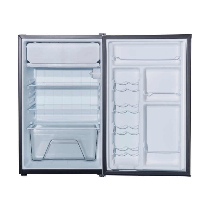 Title 3, 4.3 Cu ft Single Door Mini Fridge, Stainless St...