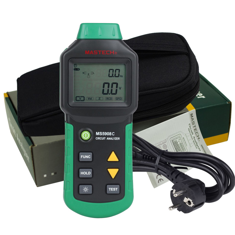 Ms5908 rms circuit analyzer tester comparado com