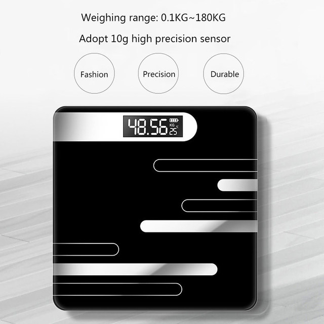 Smart Weight Scale Supporting 18 Languages, Metal Electrode, Fashionable  Advanced Sensor, 26 Body Metrics, 4mm Toughened Glass, Abs, High-definition  Backlit Lcd Display, 2 Pcs Aa Batteries, Weigh Range 0.2kg-180kg