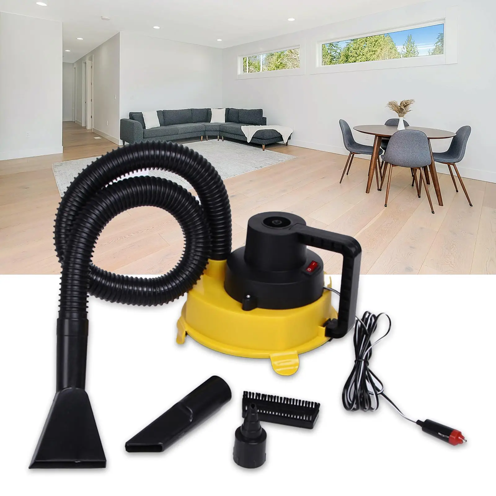 Car Vacuum Cleaner 12V Home Car Dual Use Handheld Duster for Camper RV