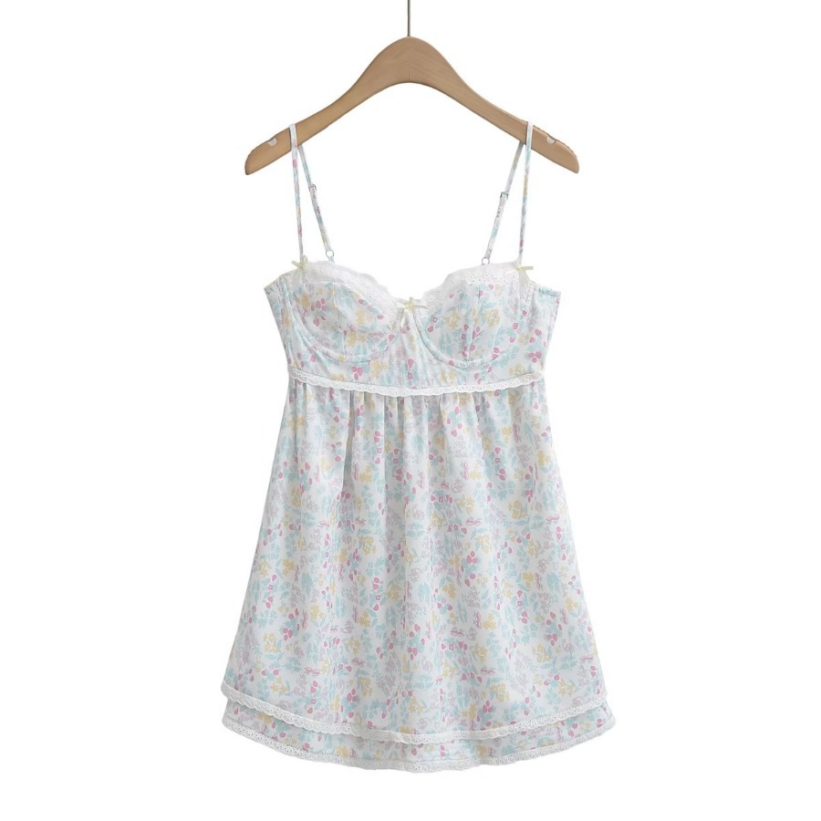 mini vestido Bustier sem mangas, vestido de