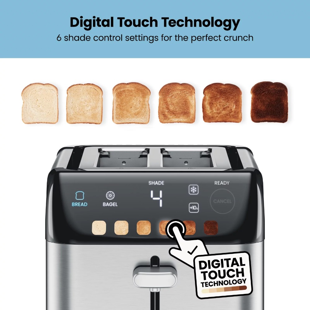 Title 3, 2023 Neuer digitaler Smart Touch 2-Scheiben-Toa...