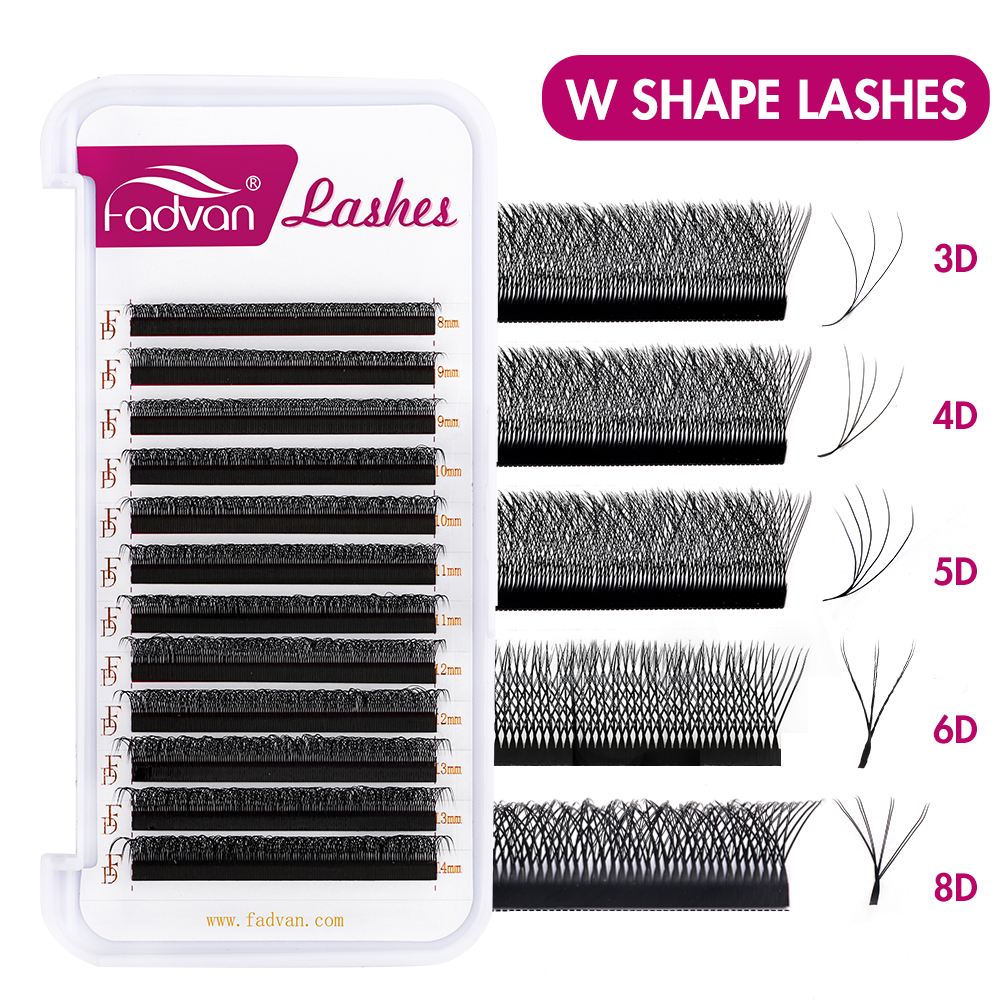 Best of Fadvan 3D / 4D / 5D / 6D / 8D W Shape Eyelash Extension Natural Faux Mink Lashes Premade Volume Fan False Eyelashes Makeup Supplies Reviews & Tips