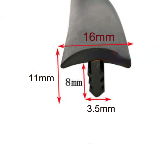 Description Picture 6 of itemT type sun room sealing strip cable trench rubber strip electric box electric cabinet gap filling strip rubber profile