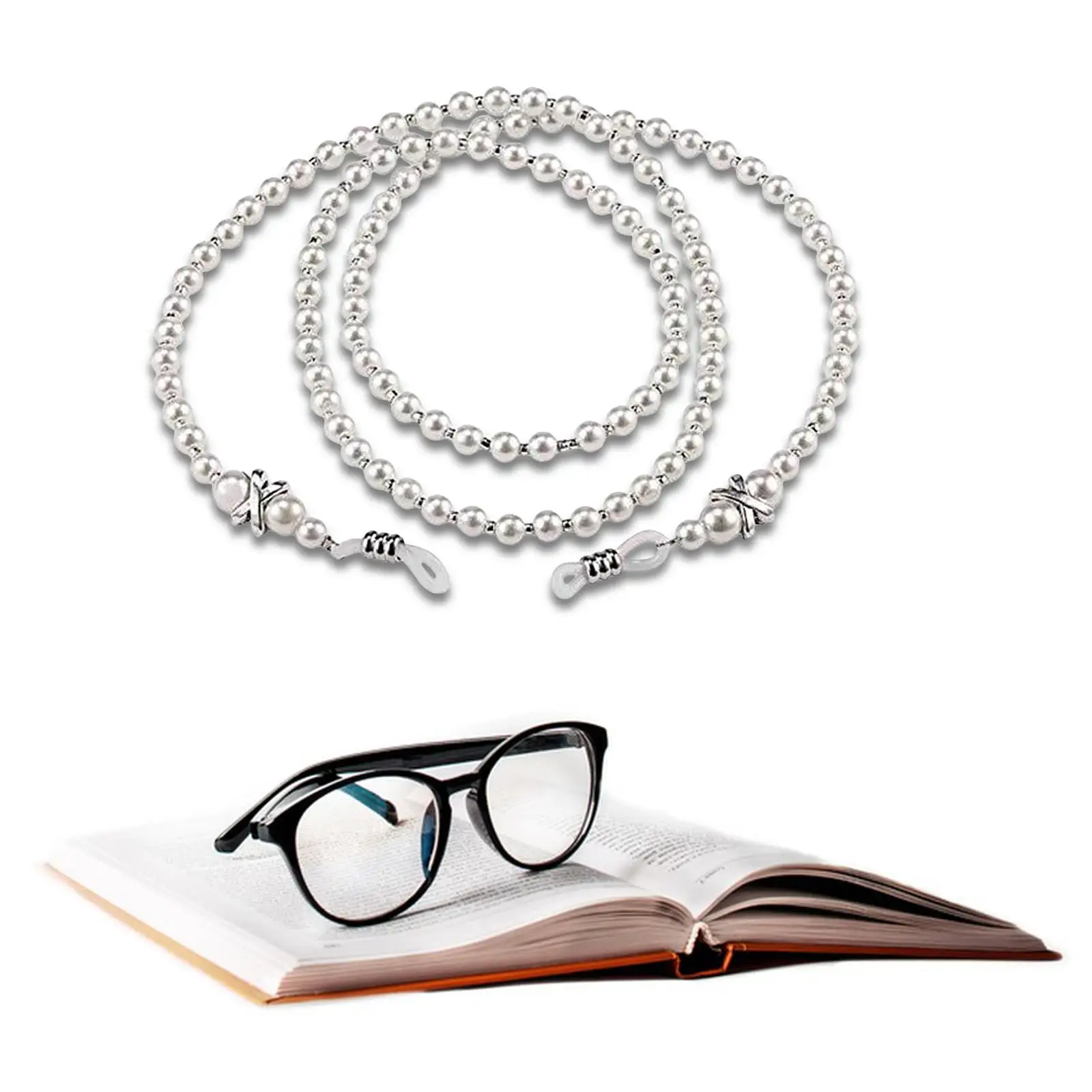 Eyeglass Chain Reading Glasses Chain Eyewear Chain Glasses Holder Strap for Travel Thanksgiving Birthday Gift Anniversary Party