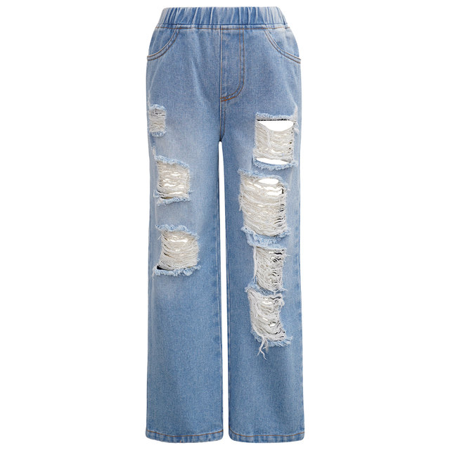 Girls size 10 ripped on sale jeans