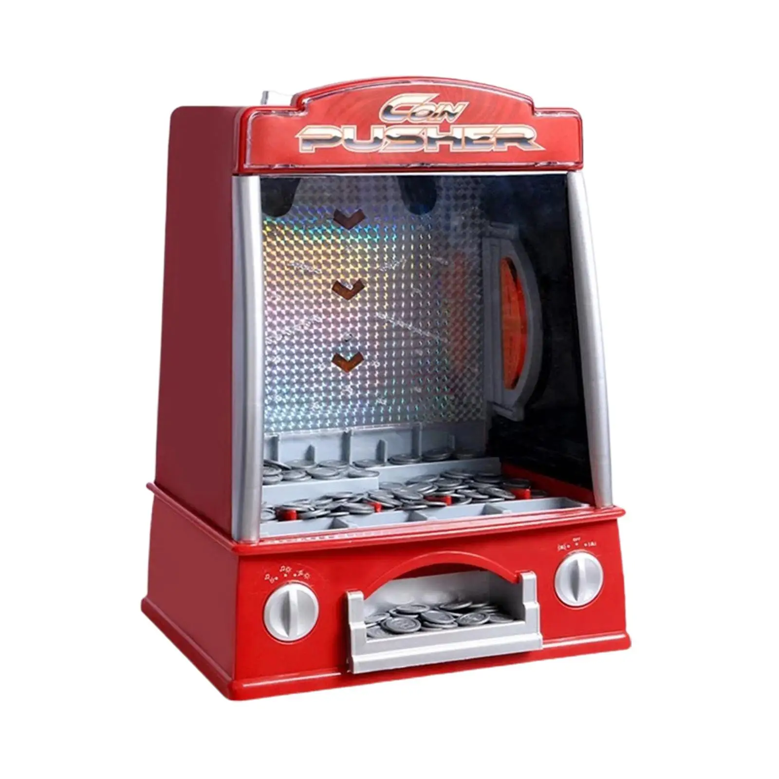Electronic Arcade Game Machine with150 Fake Tokens Novelty for Children