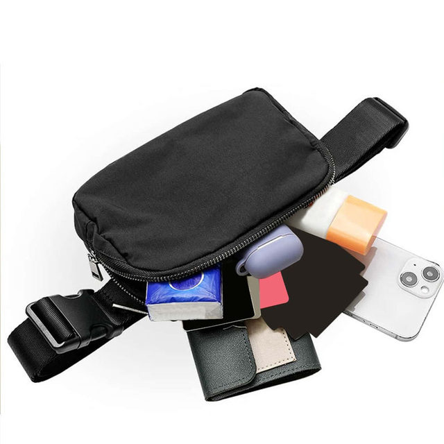 Marsupio Running Impermeabile Uomo E Donna - Regolabile (60-120 Cm), Porta Cellulare Fino A 7.2", Con Tasche E Riflettenti