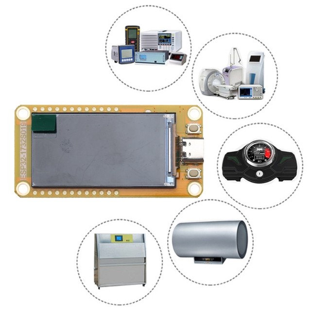 2Pcs ESP32-S3 with 1.9 Inch Display LVGL Development Board WIFI&Bluetooth  170X320 Smart Display Screen TFT Module 