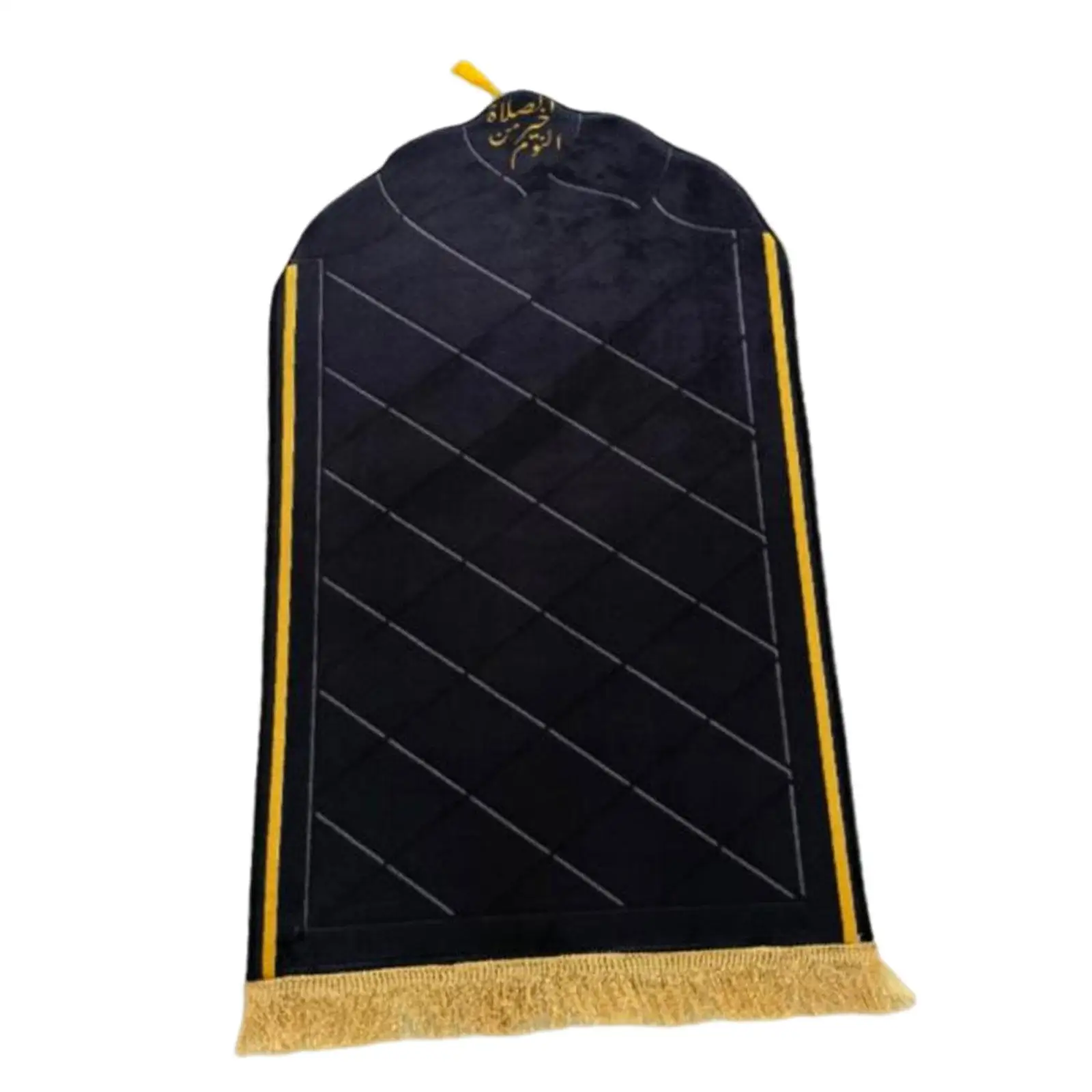 Portable Flannel Prayer Rug Doormat Prayer Mat for Decor Ramadan Present