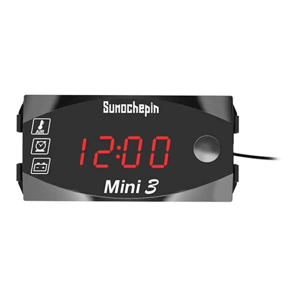 Motorcycle Electronic Time Clock agemeter 6V 