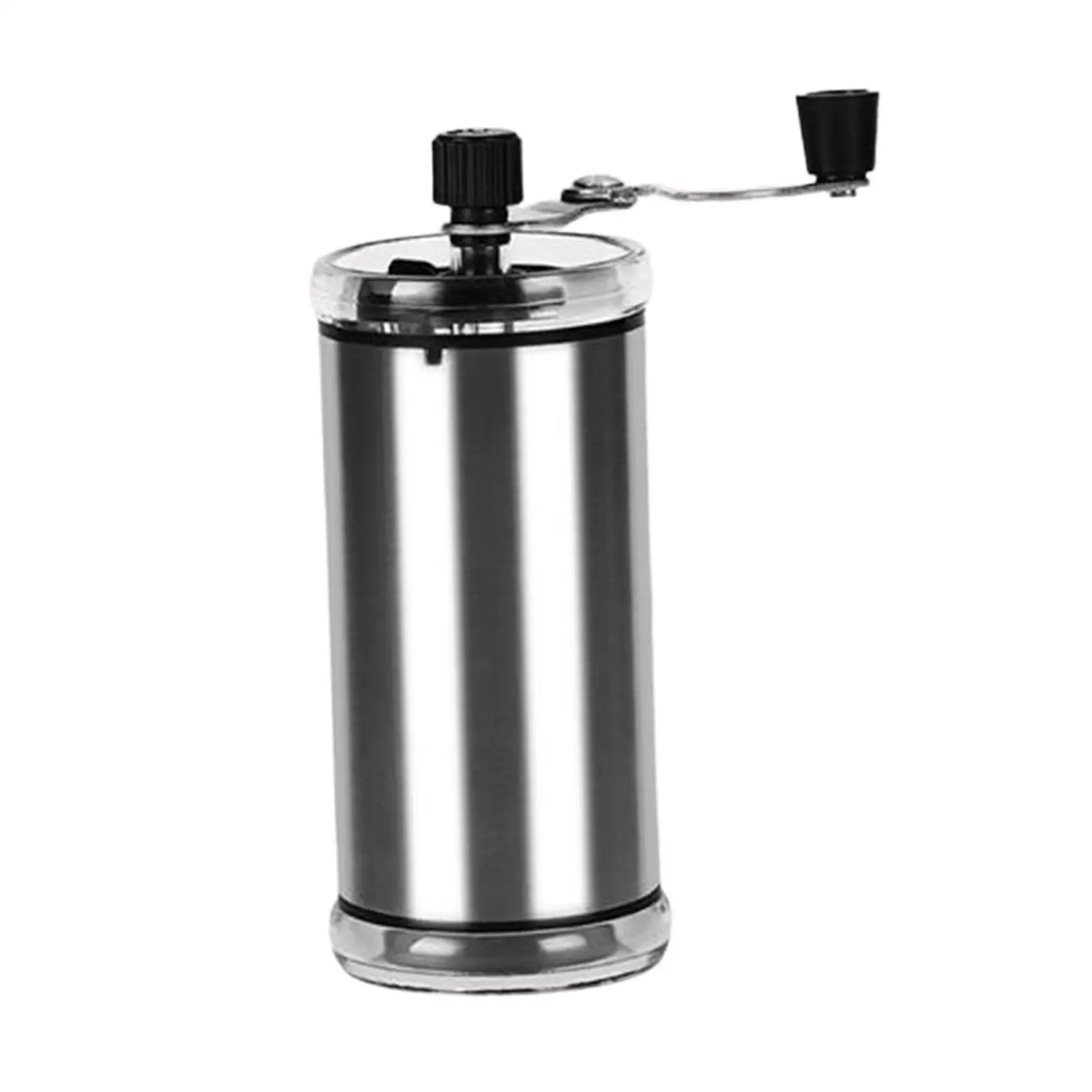 Mini Hand Coffee Grinder Stainless Steel Handheld Coffee Lover Gift Ceramics Burr Portable for Camping Travel Picnic Travel