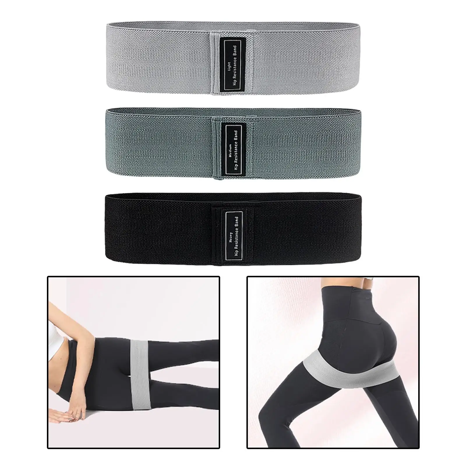 Portable Resistance Band Elastic Belt for Women Men Exercise Fitness