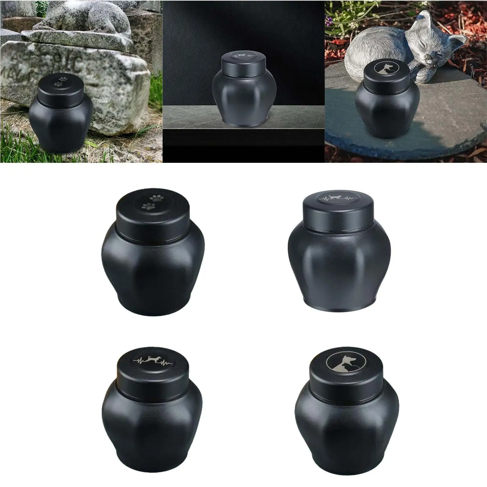 Pet Ash Urn Storage Container Memorial Keepsake Urns Dogs Cats Ash Holder for Puppy Dogs Cats Rabbit Bunny Small Animals