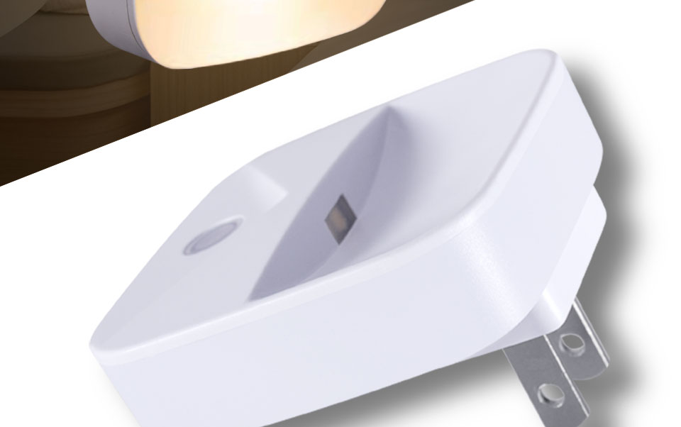 LED Night Light Wireless Light control Sensor Dusk-to-Dawn Night Lights For Baby Kids Bedside Bedroom Corridor Lamp EU US Plug