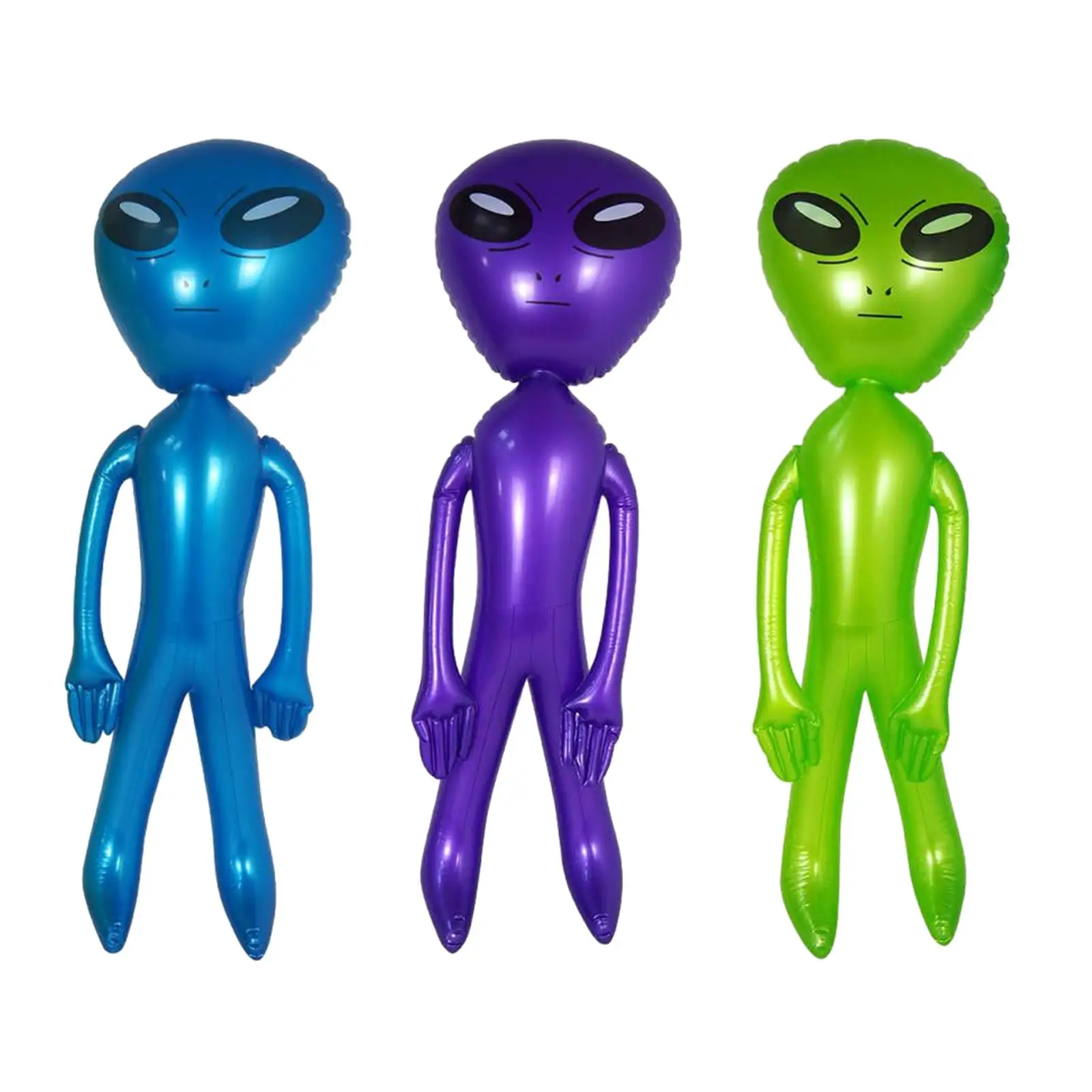 Inflatable Alien Toy Inflatable Figures PVC Alien Balloon for Game Prize Alien Theme Party Halloween Festival Garden Decoration
