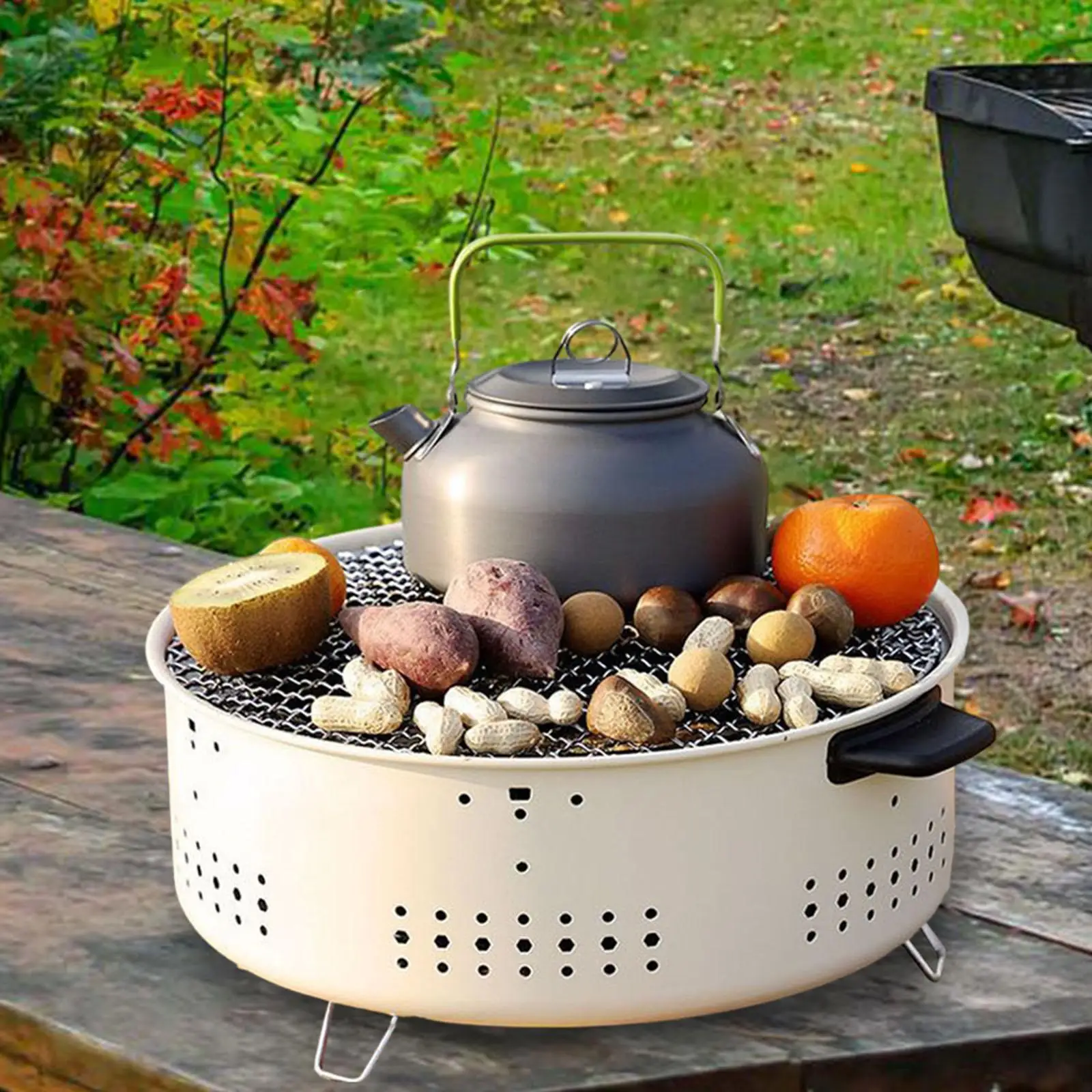 Charcoal Grill Tabletop Stove for Backyard Outdoor Indoor Outside