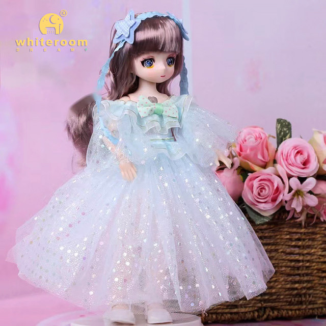1/8 Bjd Doll Anime Face Kawaii 23cm Dolls For Girs Princess