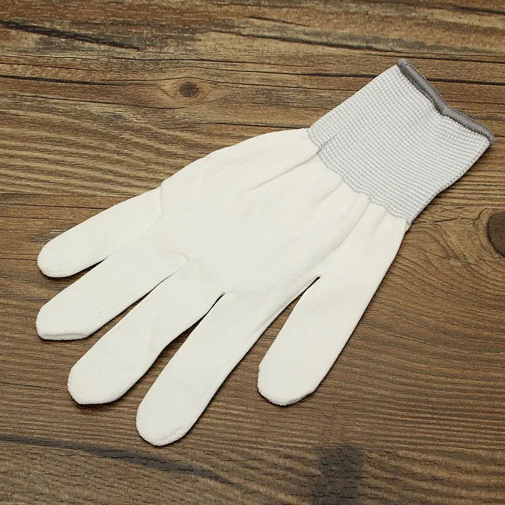 6 Pairs Professional  Wrap Wrapping Cotton Gloves Anti-static