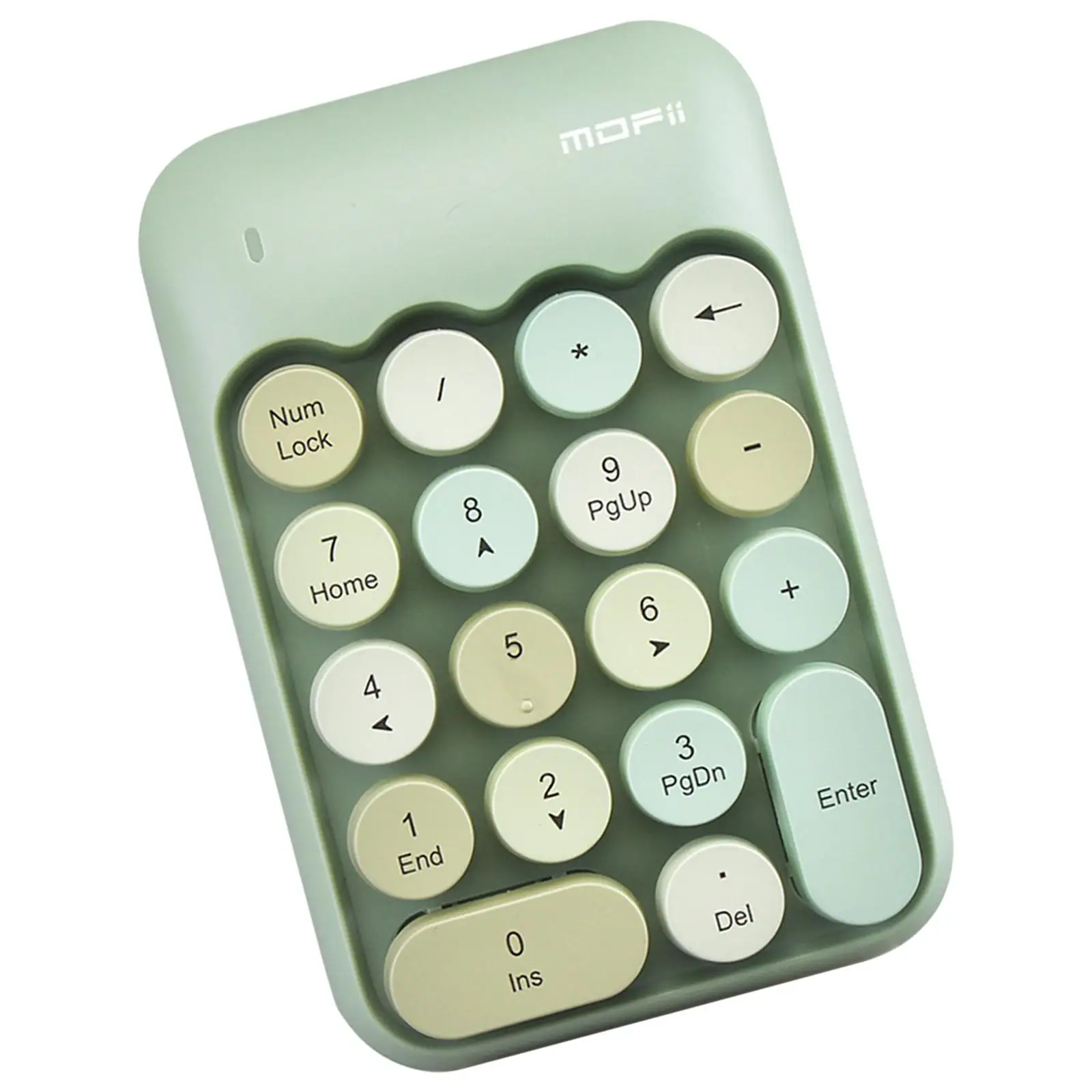 Wireless Numerical Keypad, 18 Keys 2.4 GHz USB Number Pad Financial Accounting Numeric Keypad for Laptop PC Notebook Desktop