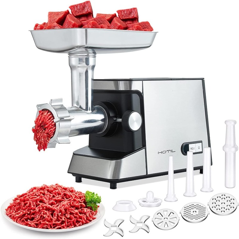 Title 10, Meat Grinder Electric, Sausage Stuffer Machine,...