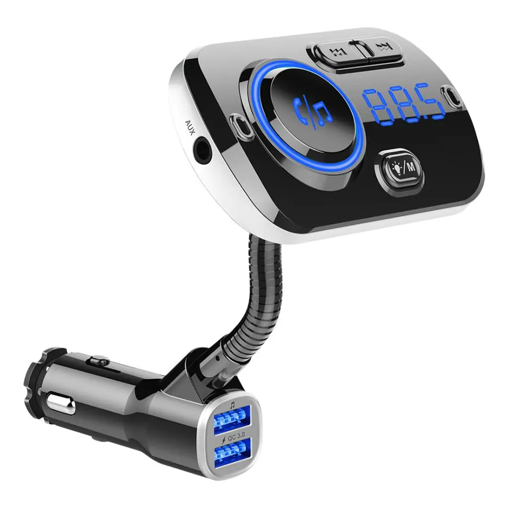 Bluetooth Wireless Car Kit FM Transmitter MP3 Player w/ 2 Port USB Charger