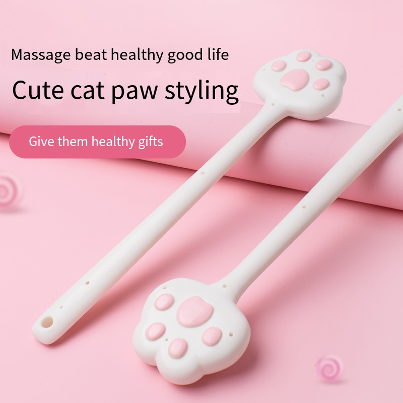 Best of New Massage Hammer New Cat Palm Massage Hammer Silicone Slapping Artifact Cute Banging Stick Health And Health Pat Back Massage Reviews & Tips